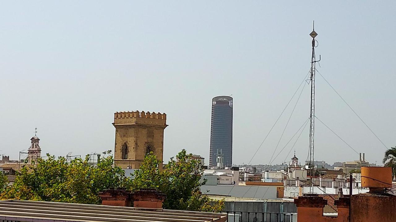 Апартаменты Atico En Calatrava - Vistas Y Gran Terraza Privada Севилья Экстерьер фото